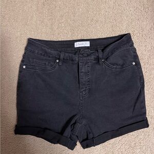 Women's Black Denim Shorts - Alexander Jane